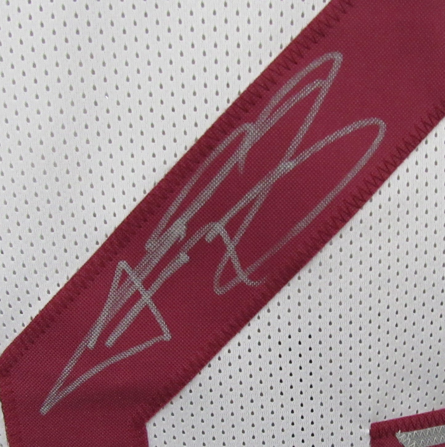 Johnny Manziel Signed/Auto Texas A&M Custom White Football Jersey Beckett 204885