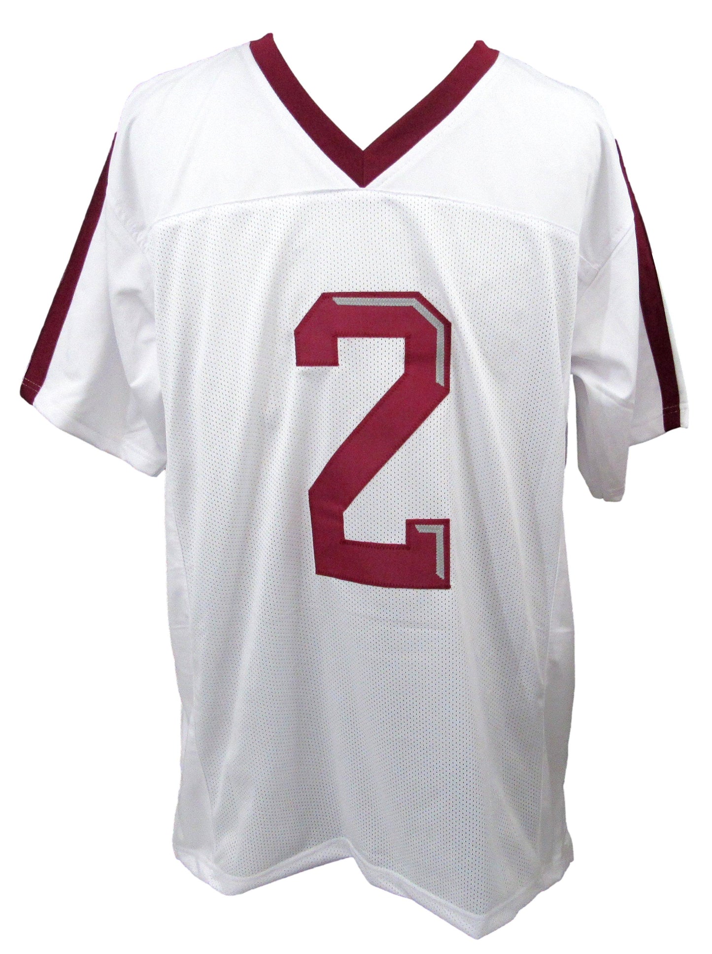 Johnny Manziel Signed/Auto Texas A&M Custom White Football Jersey Beckett 204885