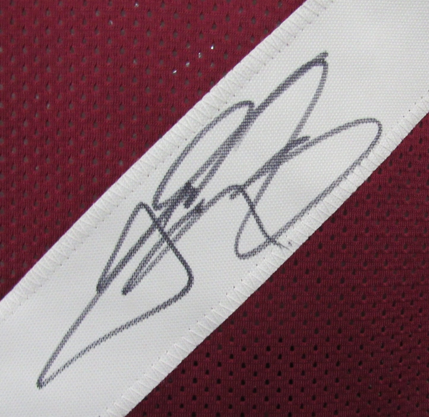 Johnny Manziel Signed Texas A&M Custom Maroon Football Jersey Beckett 204886