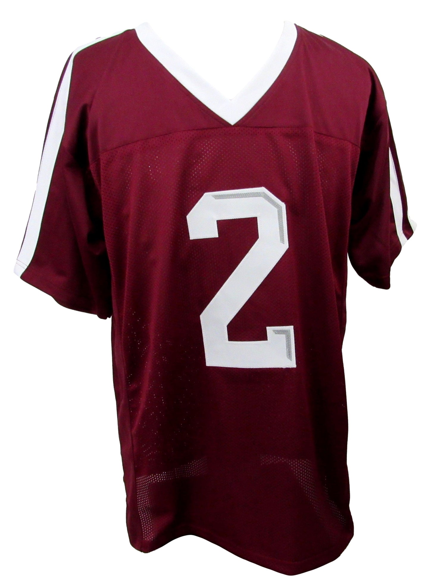 Johnny Manziel Signed Texas A&M Custom Maroon Football Jersey Beckett 204886