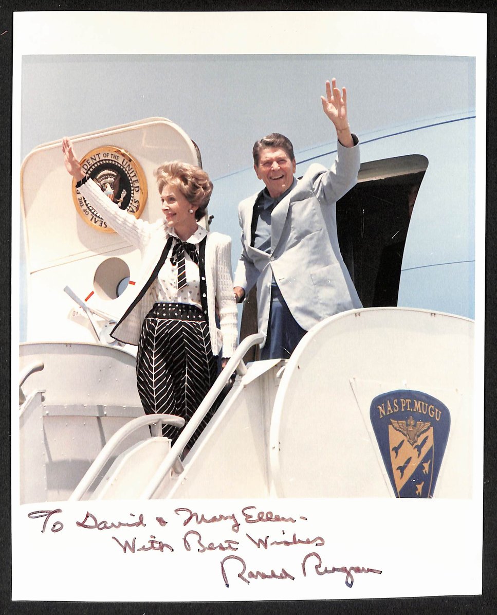 Ronald Reagan Former President Signed/Inscribed 8x10 Photo PSA/DNA 205146