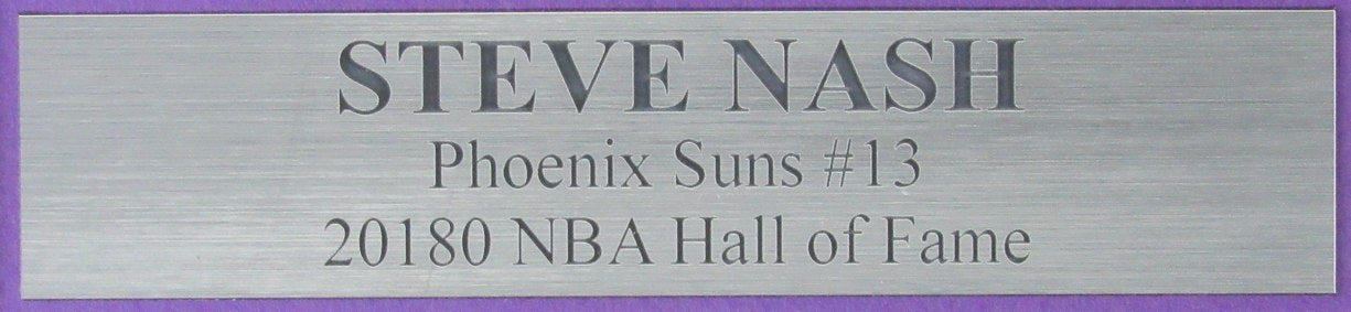 Steve Nash Phoenix Suns HOF Signed/Auto Basketball Jersey  Framed Beckett 205653