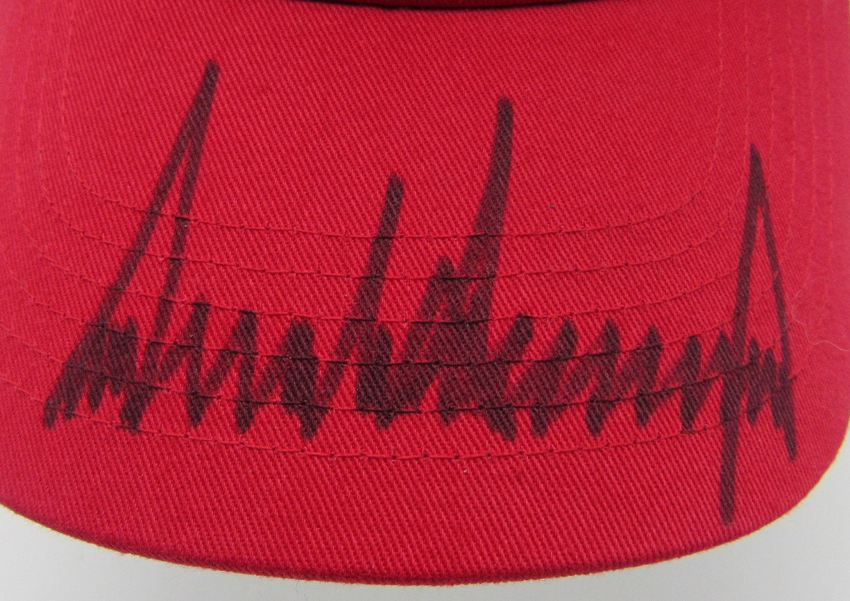 President Donald Trump Signed/Auto "TRUMP" Baseball Hat PSA/DNA Full LOA 204887