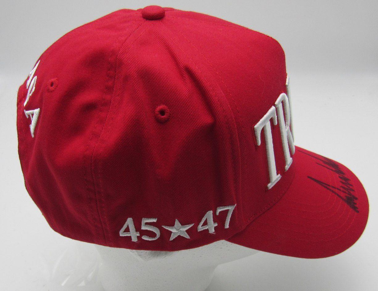 President Donald Trump Signed/Auto "TRUMP" Baseball Hat PSA/DNA Full LOA 204887