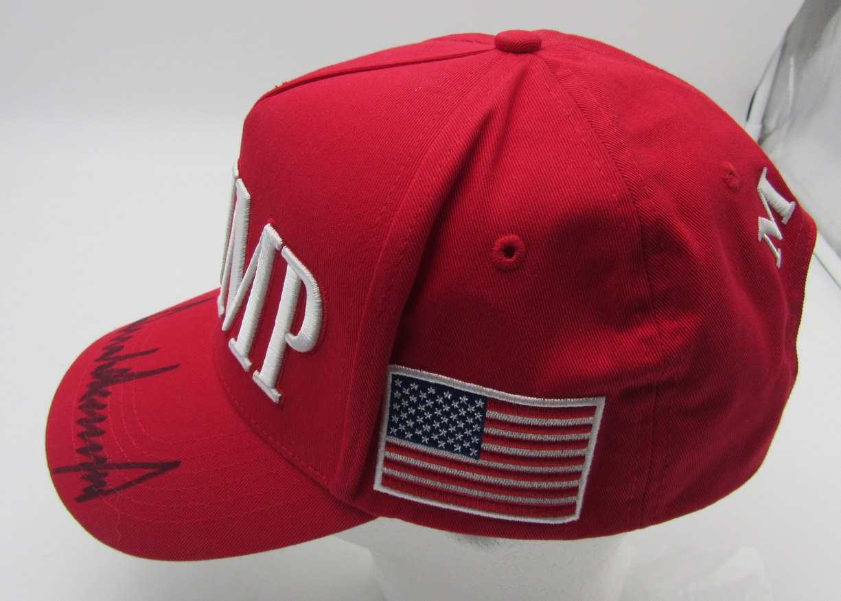 President Donald Trump Signed/Auto "TRUMP" Baseball Hat PSA/DNA Full LOA 204887
