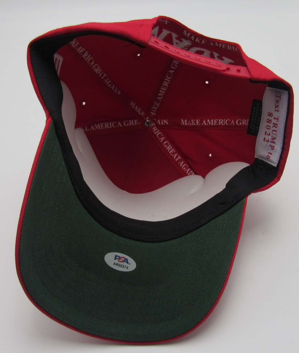 President Donald Trump Signed/Auto "TRUMP" Baseball Hat PSA/DNA Full LOA 204887