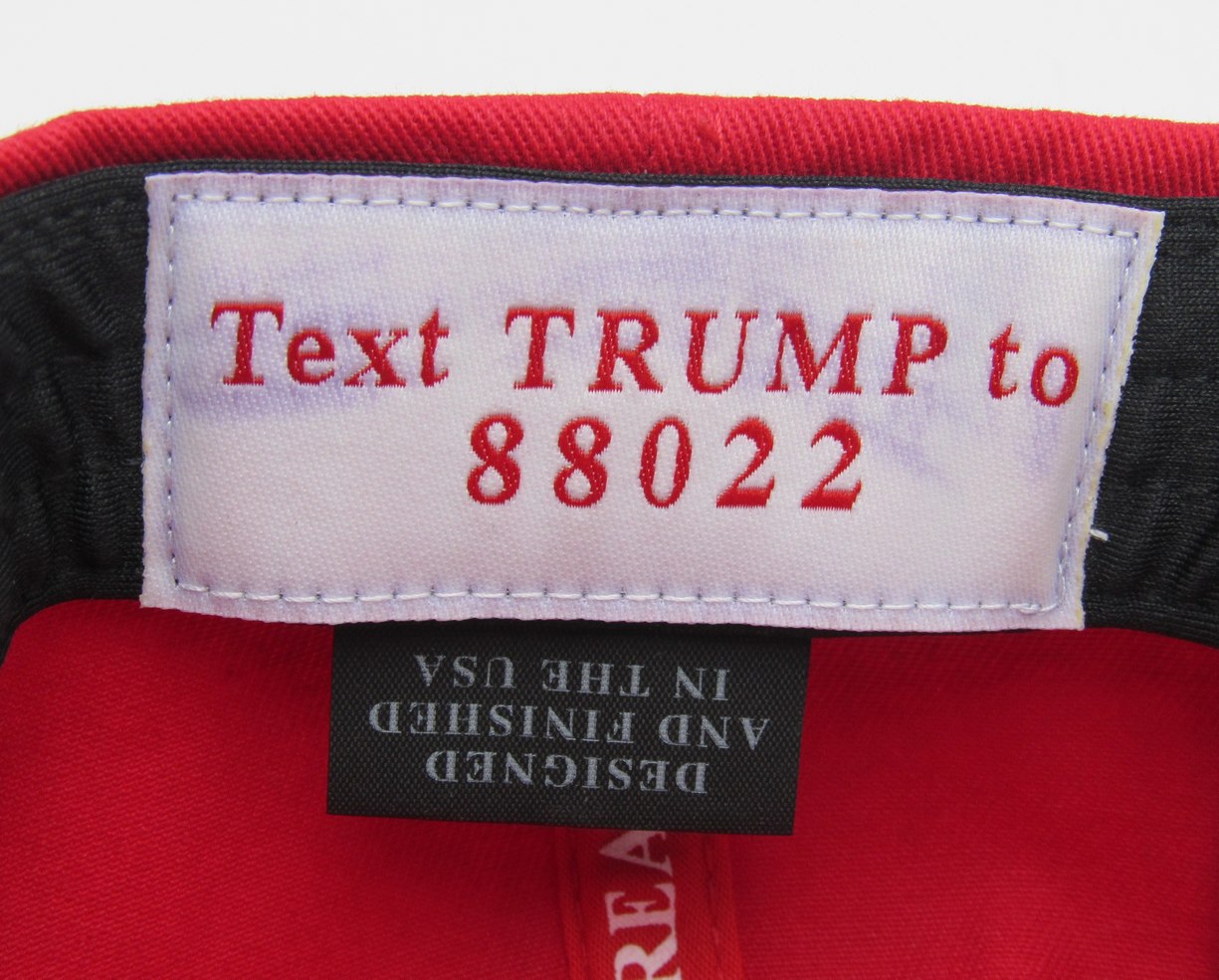President Donald Trump Signed/Auto "TRUMP" Baseball Hat PSA/DNA Full LOA 204887