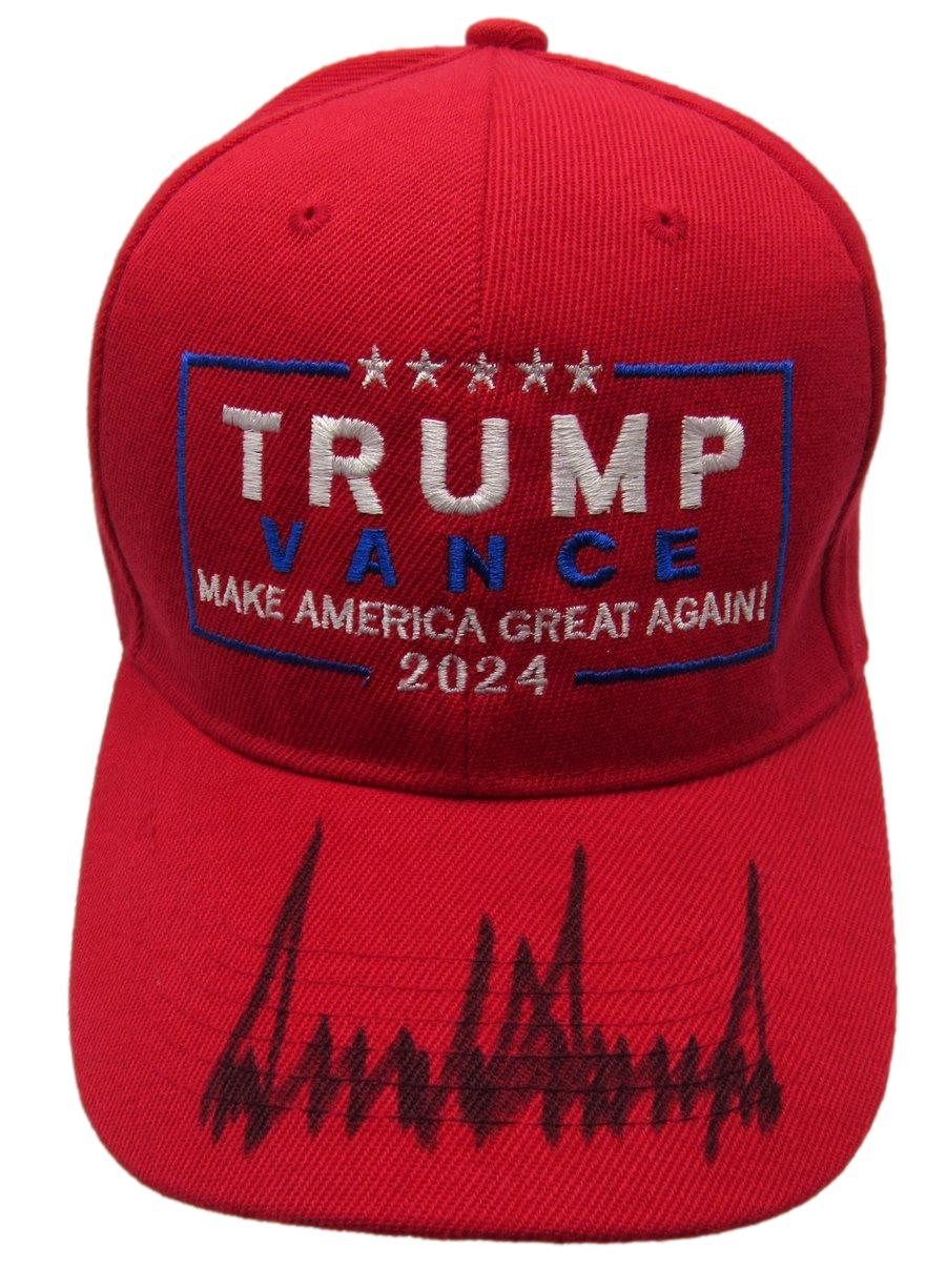 President Donald Trump Signed/Auto "TRUMP PENCE" Baseball Hat PSA/DNA  204888