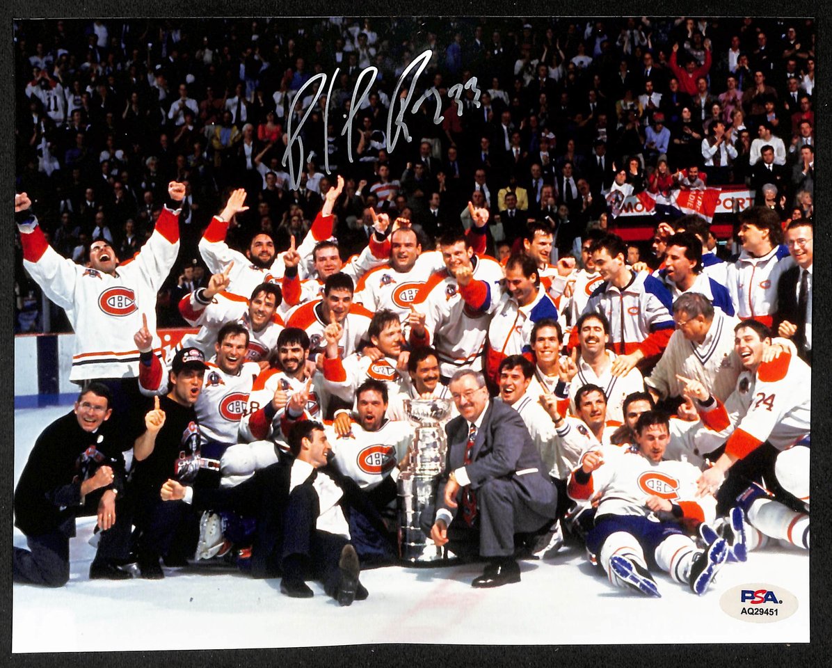 Patrick Roy HOF Signed/Auto 8x10 Photo Montreal Canadiens PSA/DNA 205147