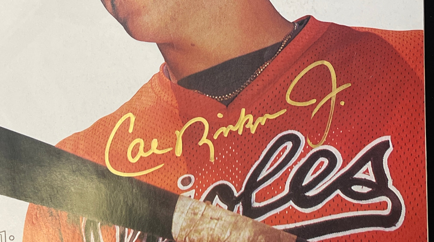 Cal Ripken Jr. HOF Signed 1991 Baseball Hobby News Magazine Orioles PSA 205148