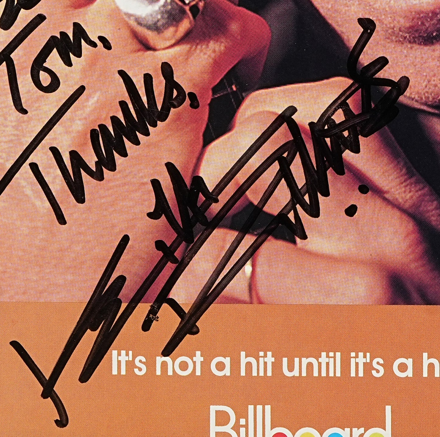 Keith Richards Signed/Inscribed 11.5x14 Billboard Magazine Photo PSA/DNA 205166