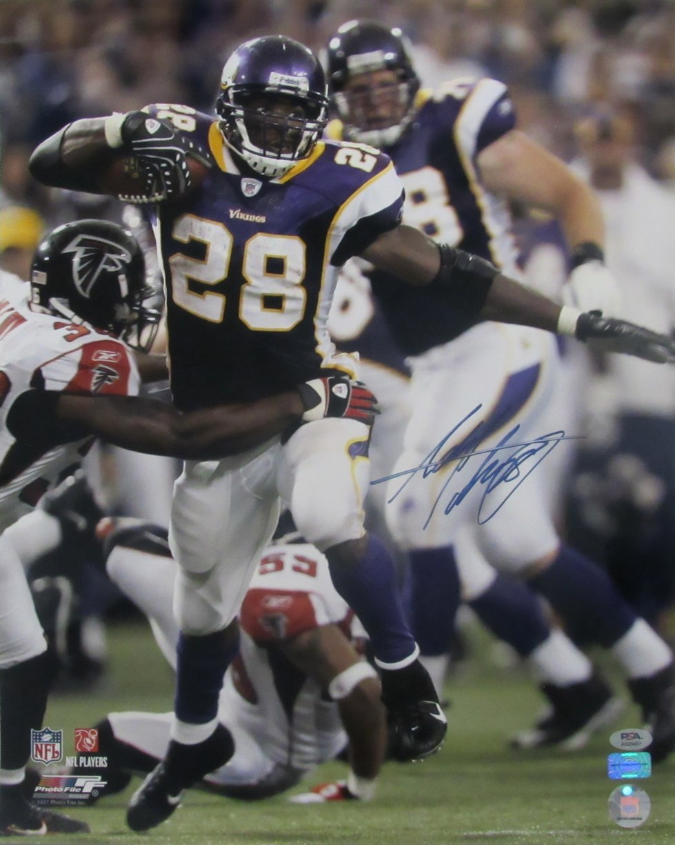 Adrian Peterson Signed/Auto 16x20 Photo Minnesota Vikings PSA/DNA 205675