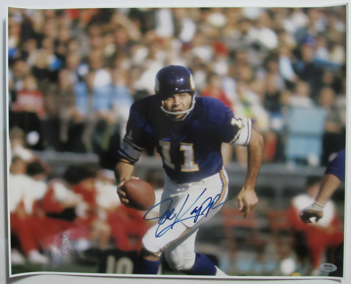 Joe Kapp Signed/Autographed 16x20 Photo Minnesota Vikings PSA/DNA 205677