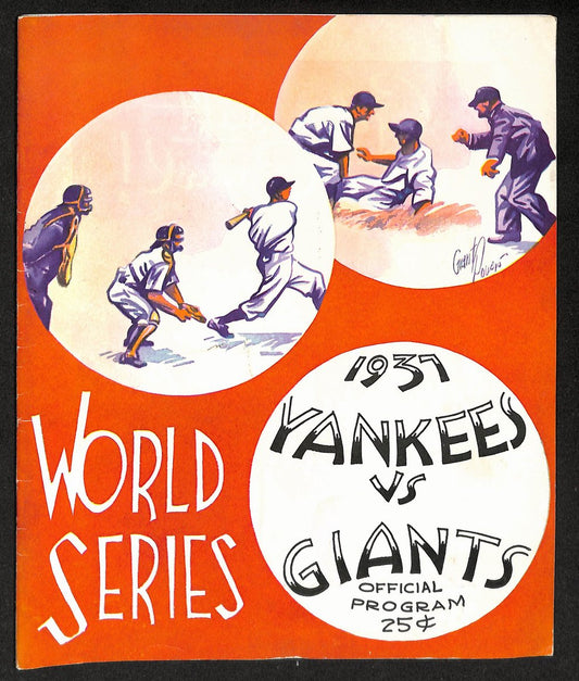 1930 World Series Program New York Yankees vs. New York Giants DiMaggio 206095