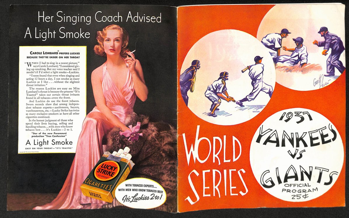 1930 World Series Program New York Yankees vs. New York Giants DiMaggio 206095