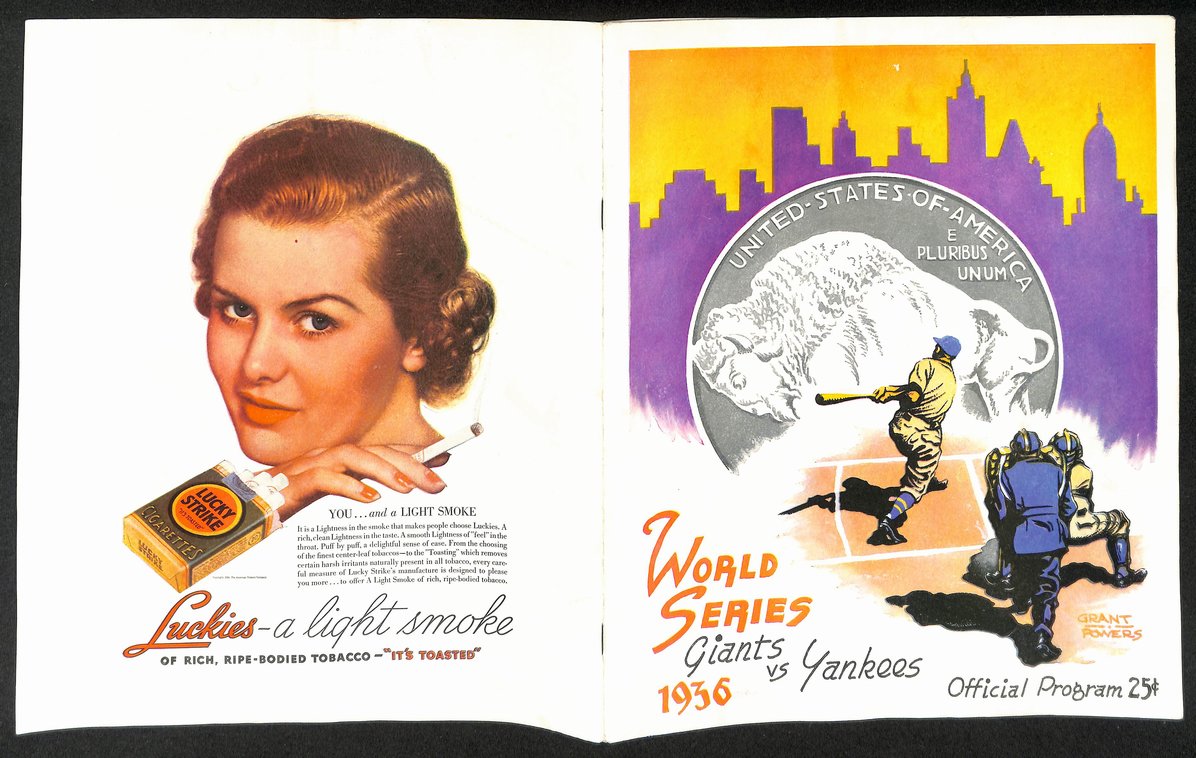 1936 World Series Program New York Giants vs. New York Yankees 206096