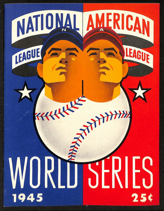 1945 World Series Program Chicago Cubs vs. Detroit Tigers VERY CLEAN 206097