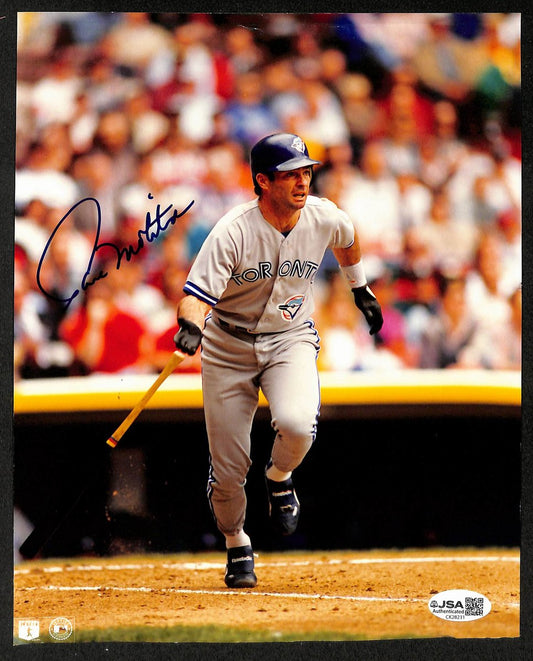 Paul Molitor HOF Signed/Autographed 8x10 Photo Toronto Blue Jays JSA 206102