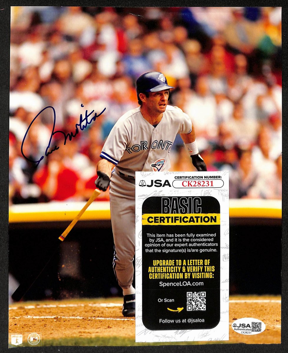 Paul Molitor HOF Signed/Autographed 8x10 Photo Toronto Blue Jays JSA 206102