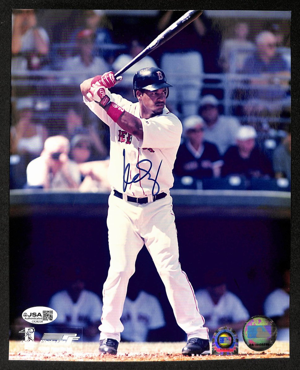 Manny Ramirez Signed/Autographed 8x10 Photo Boston Red Sox JSA 206104