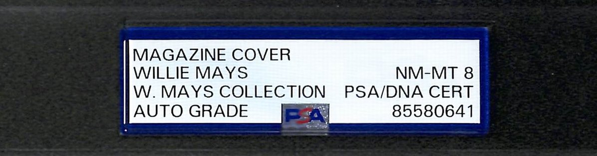 Willie Mays HOF Signed 1992 Sports Illustrated Magazine Cover PSA/DNA 206089