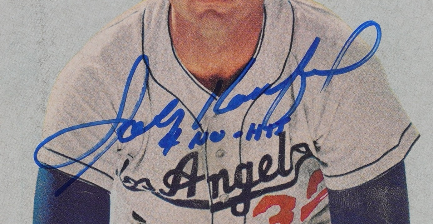 Sandy Koufax HOF Signed/Inscr 1963 SPORT Magazine NO LABEL AUTO 7 PSA/DNA