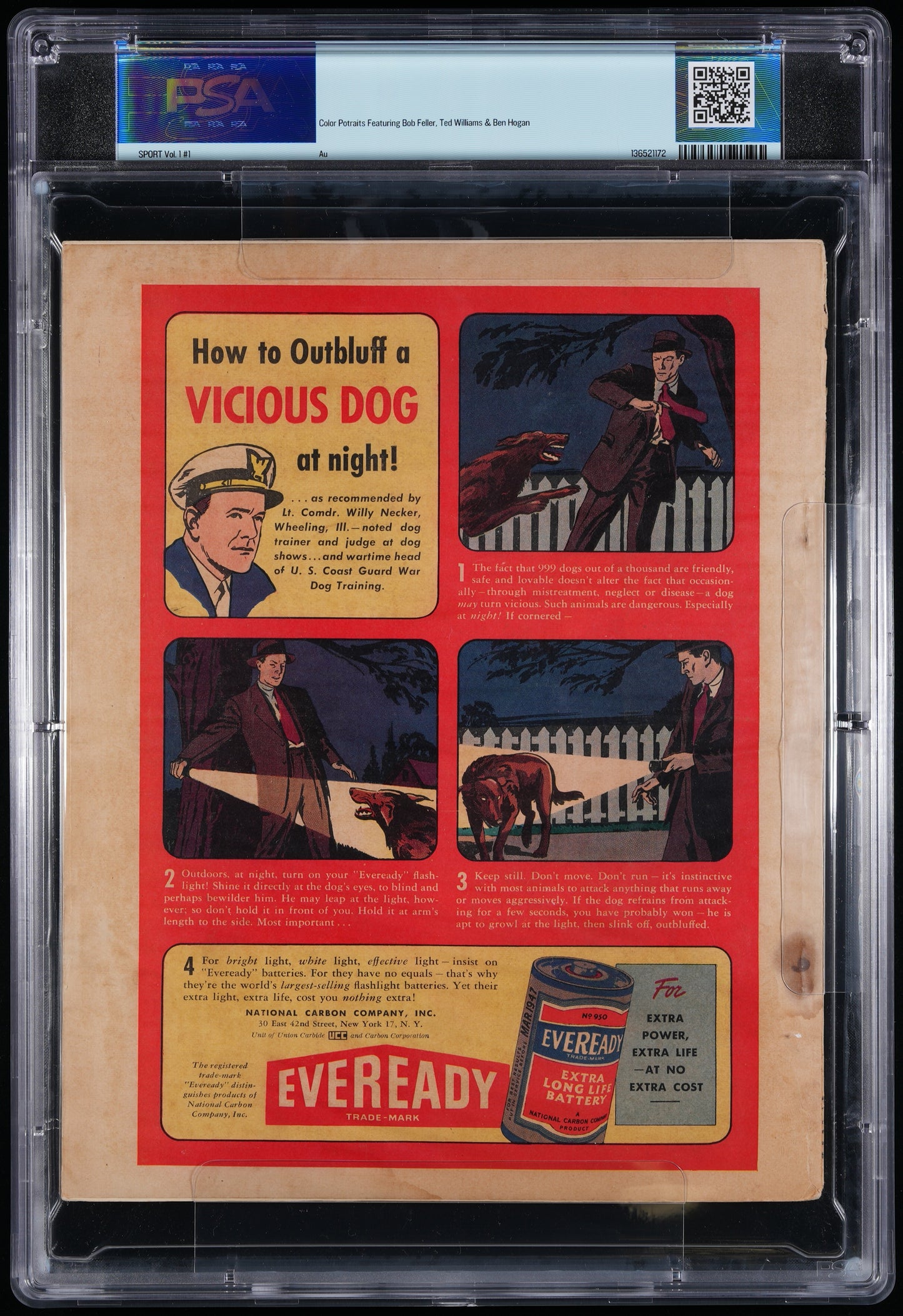 Joe DiMaggio HOF Signed 1946 SPORT Magazine NO LABEL AUTO 10 PSA/DNA 206081