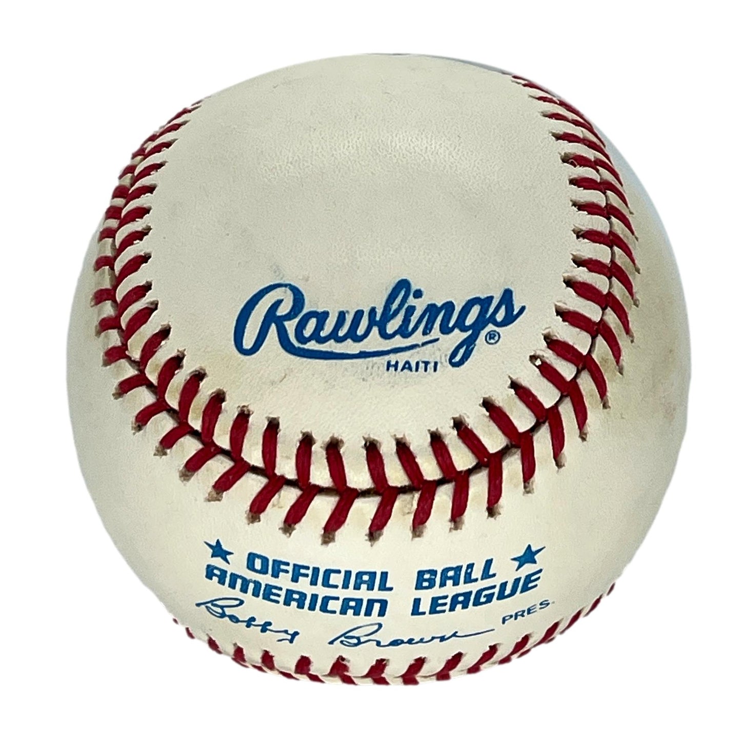 Mickey Mantle Single-Signed/Auto OAL/Brown Baseball Full JSA LOA AUTO 9   205156