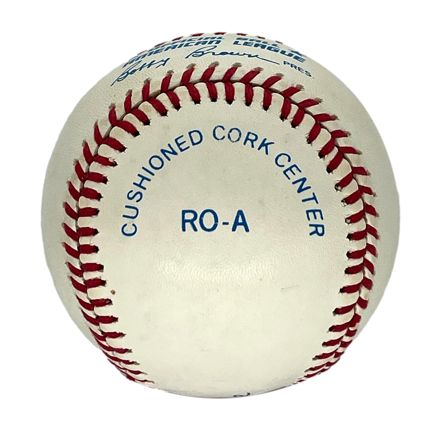 Mickey Mantle Single-Signed/Auto OAL/Brown Baseball Full JSA LOA AUTO 9   205156