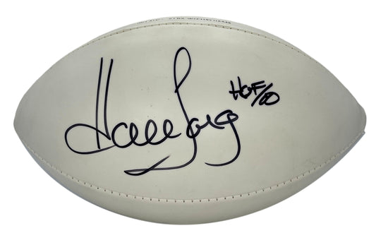 Howie Long HOF Signed/Auto Wilson White Panel "The Duke" Football JSA 205158