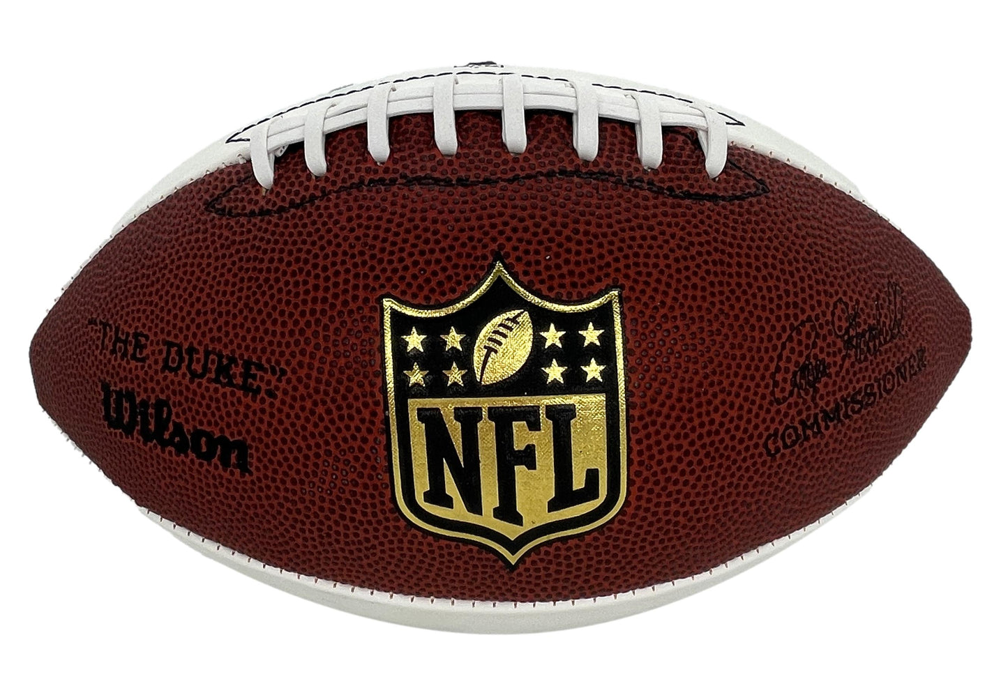 Howie Long HOF Signed/Auto Wilson White Panel "The Duke" Football JSA 205158