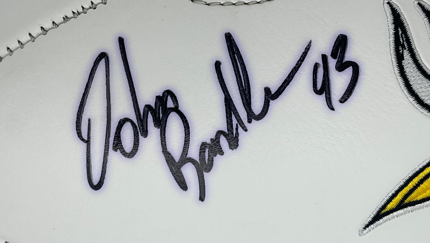 John Randle HOF Signed/Auto Minnesota Vikings Logo Football PSA/DNA 205159