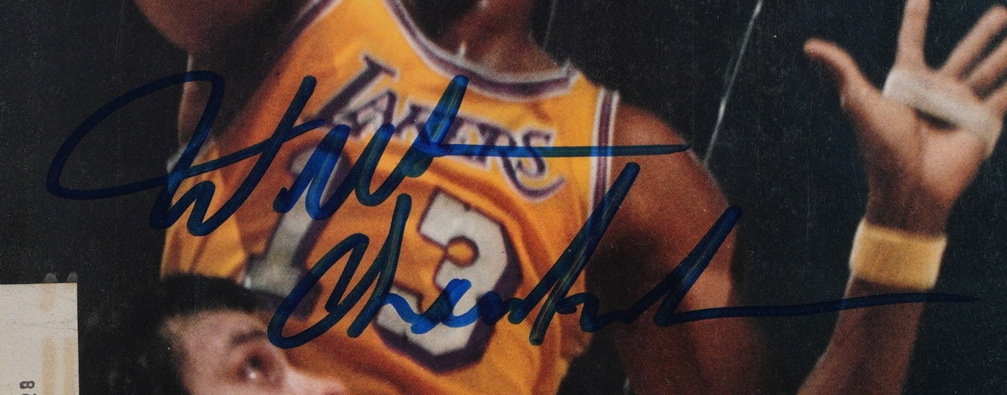 Wilt Chamberlain HOF Signed 1972 Sports Illustrated Magazine AUTO 9 PSA/DNA