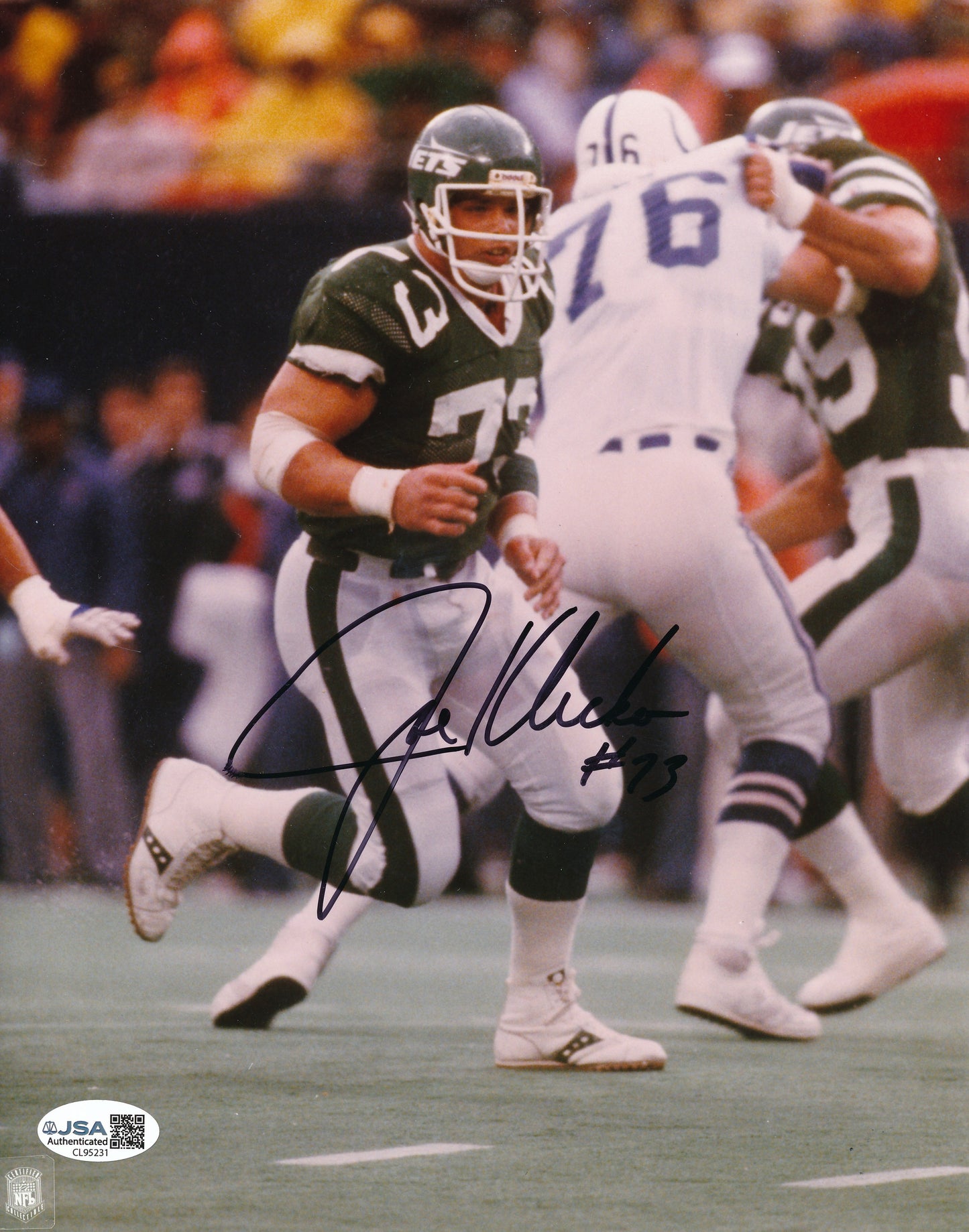 Joe Klecko HOF Signed/Autographed 8x10 Photo New York Jets JSA  207752