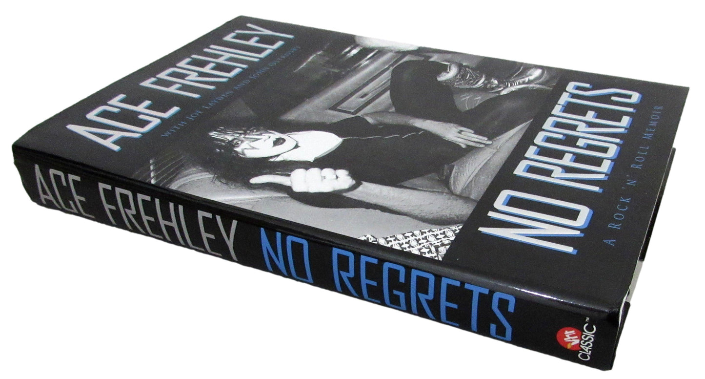 Ace Frehley "Kiss" Signed/Autographed Book "No Regrets" JSA   207753