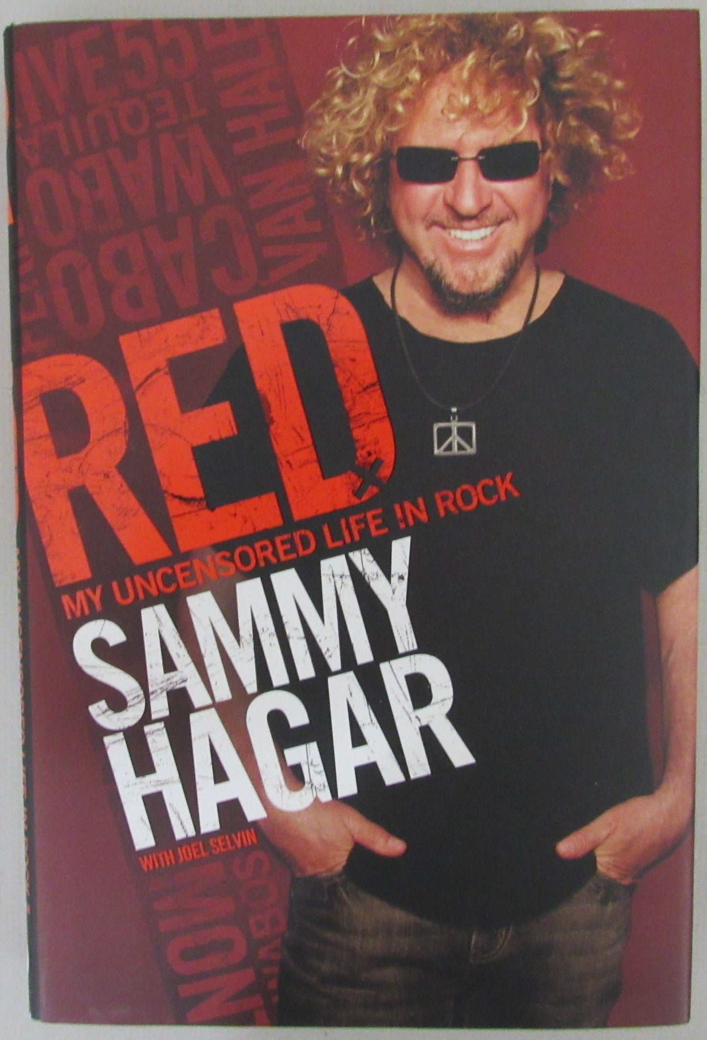 Sammy Hagar "Van Halen" Signed/Autographed Book "Red" JSA   207755