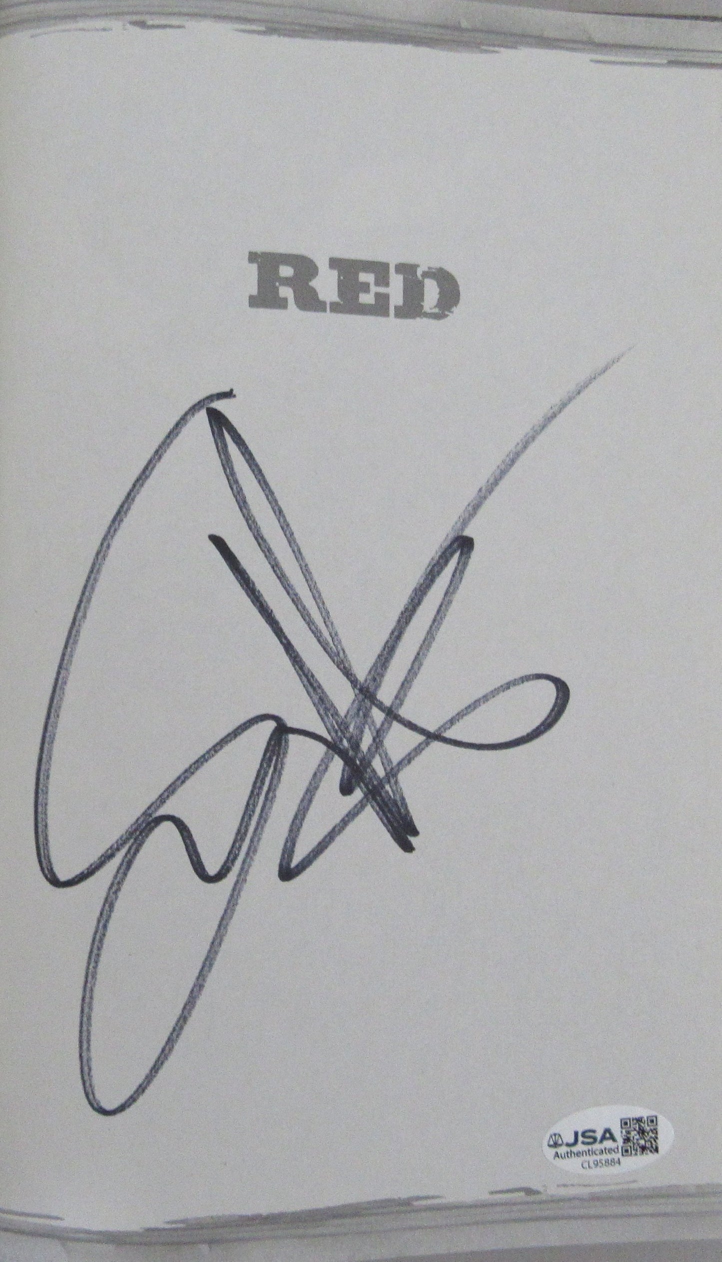 Sammy Hagar "Van Halen" Signed/Autographed Book "Red" JSA   207755