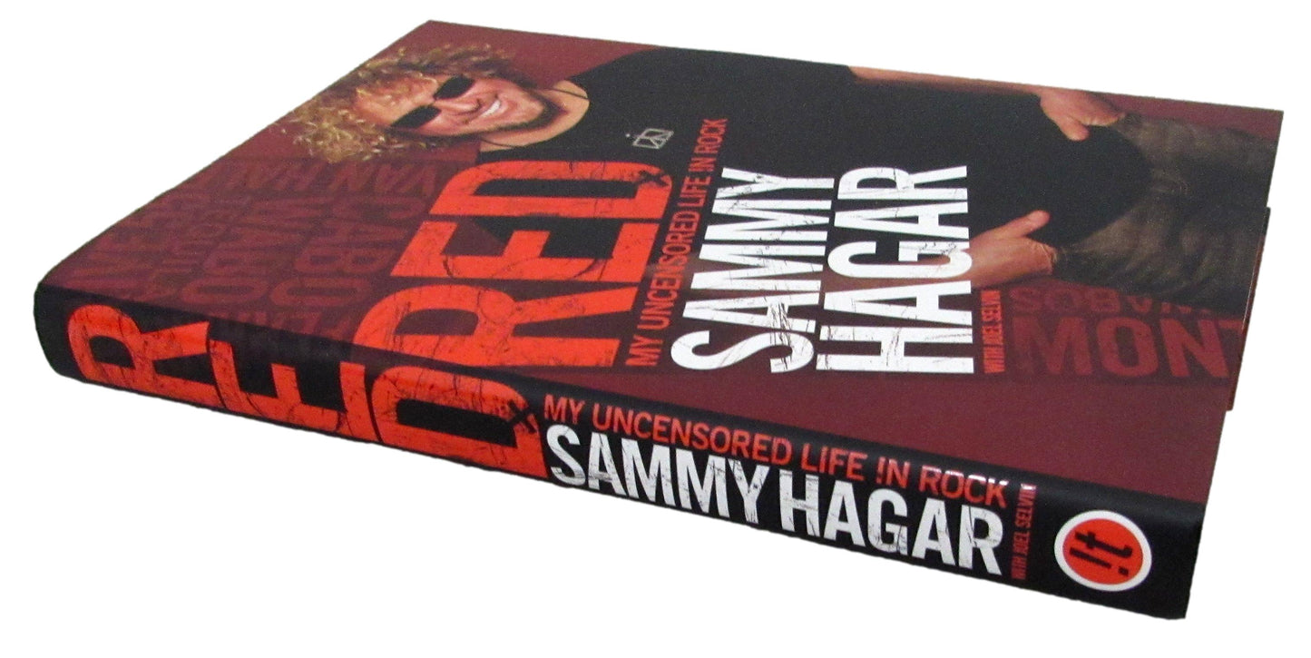 Sammy Hagar "Van Halen" Signed/Autographed Book "Red" JSA   207755