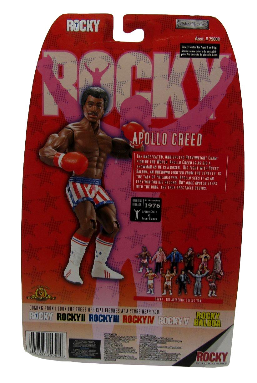 Carl Weathers Signed/Inscribed Apollo Creed 8 Inch Figurine "Rocky" JSA 204890