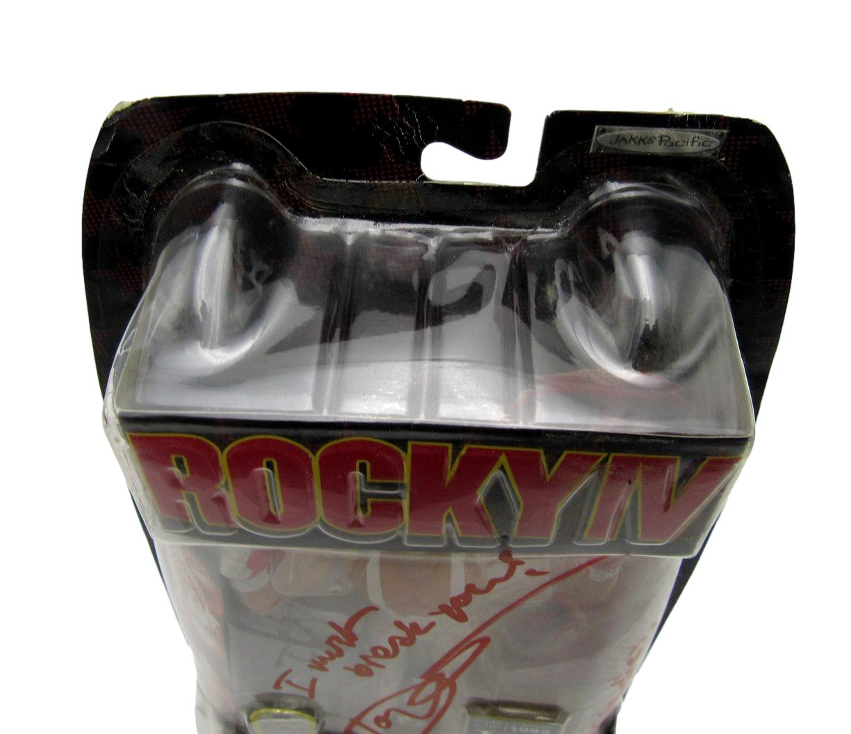 Dolph Lundgren Signed/Inscribed Ivan Drago 8 Inch Figurine "Rocky IV" JSA 204891