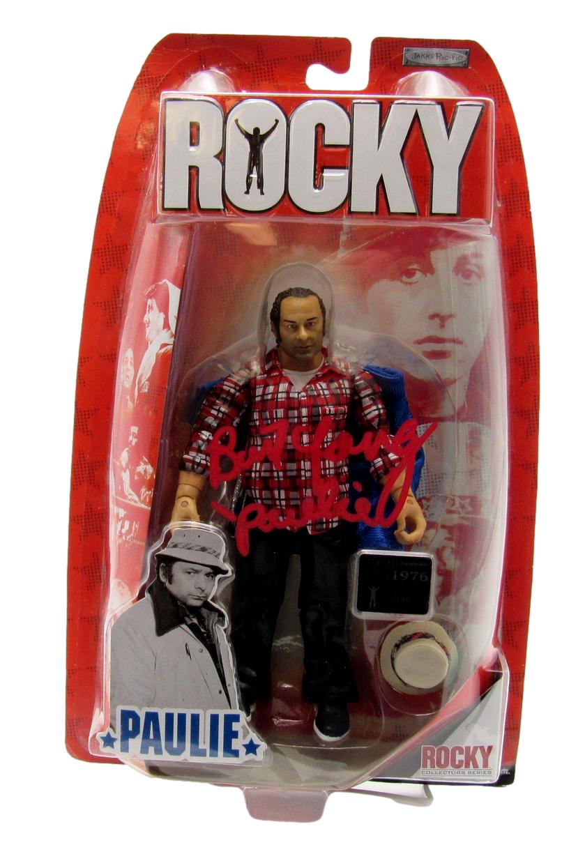 Burt Young Signed/Inscribed Paulie 8 Inch Figurine "Rocky" JSA 204892