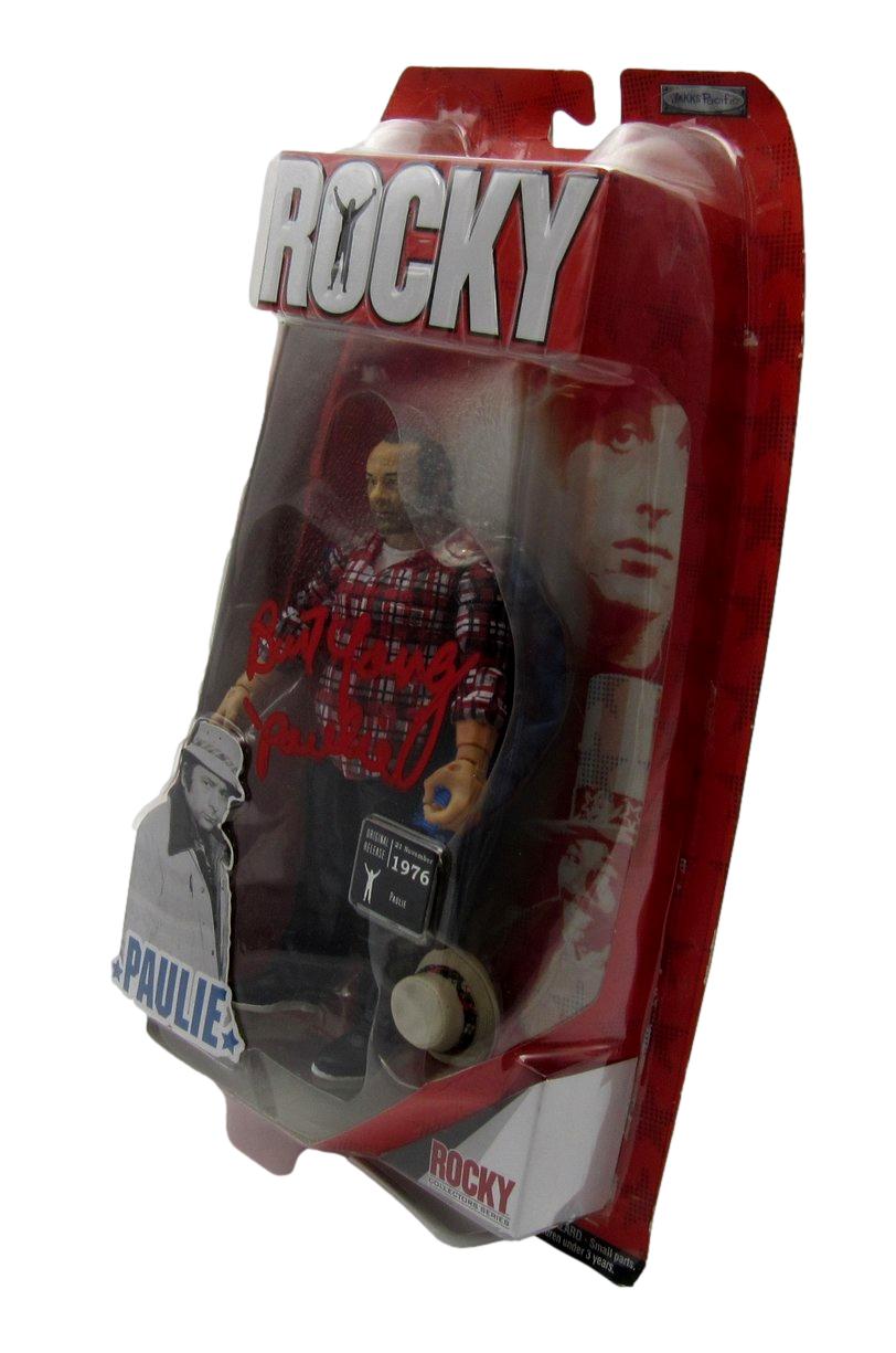 Burt Young Signed/Inscribed Paulie 8 Inch Figurine "Rocky" JSA 204892