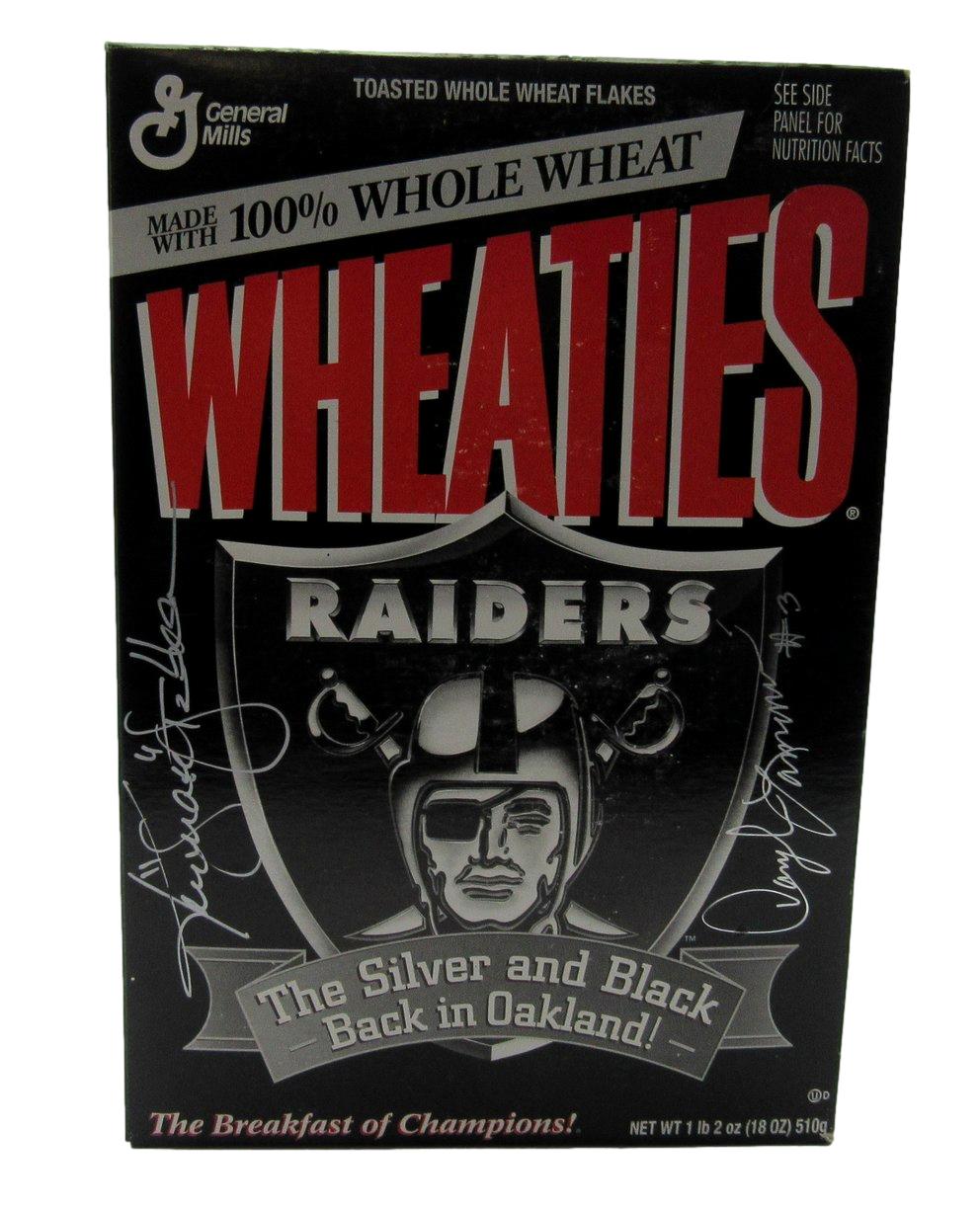 Ken Stabler/Daryle Lamonica Dual-Signed/Autographed Wheaties Box JSA   204893