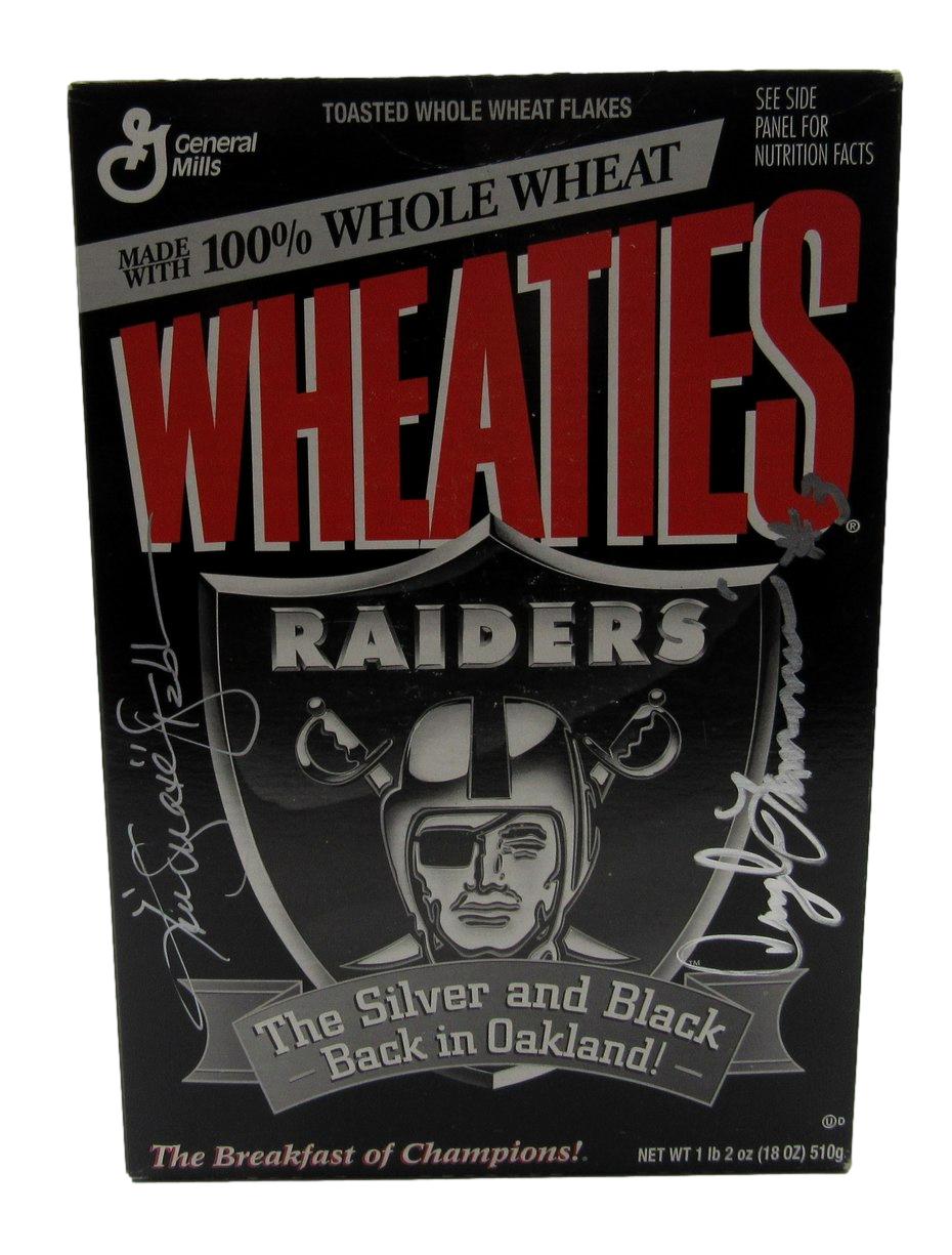 Ken Stabler/Daryle Lamonica Dual-Signed/Autographed Wheaties Box JSA   204894