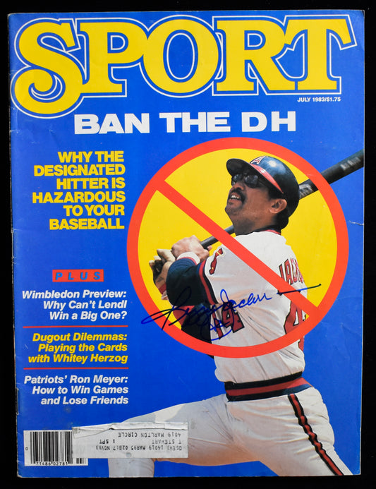 Reggie Jackson HOF Signed/Autographed July 1983 SPORT Magazine Angels JSA 205262