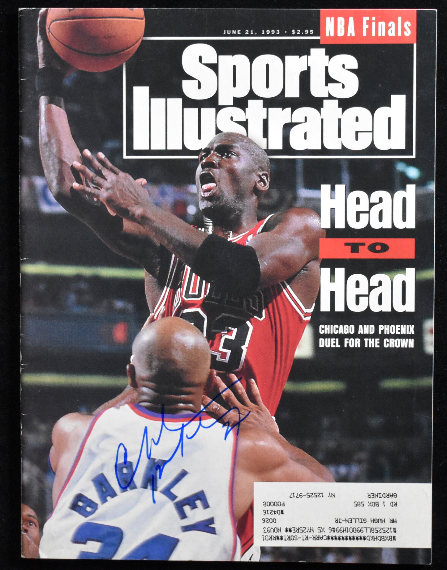 Charles Barkley HOF Signed/Auto 1993 Sports Illustrated Magazine 76ers JSA