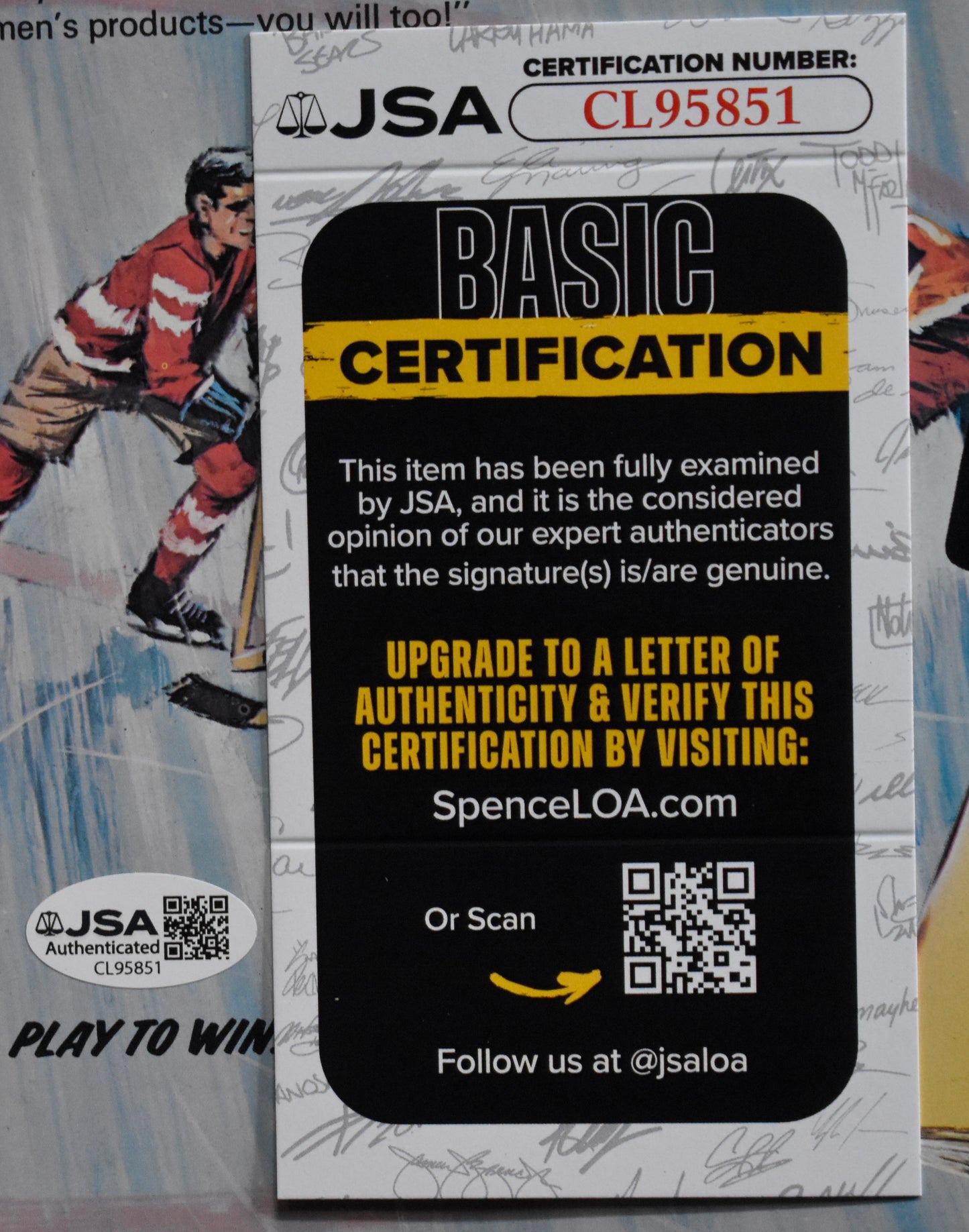 Stan Mikta HOF Signed/Auto 1975 HOCKEY Magazine Chicago Black Hawks JSA 205277