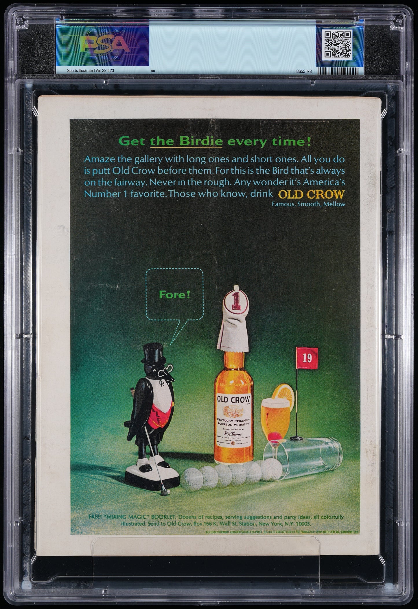 Muhammad Ali Cassius Clay Signed 1965 Sports Illustrated Magazine AUTO 9 PSA/DNA