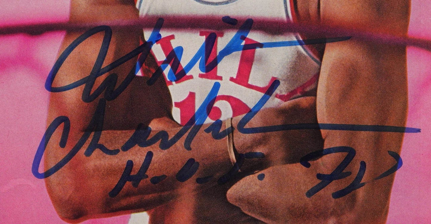 Wilt Chamberlain Signed 1965 Sports Illustrated Magazine AUTO 9 PSA/DNA 206076