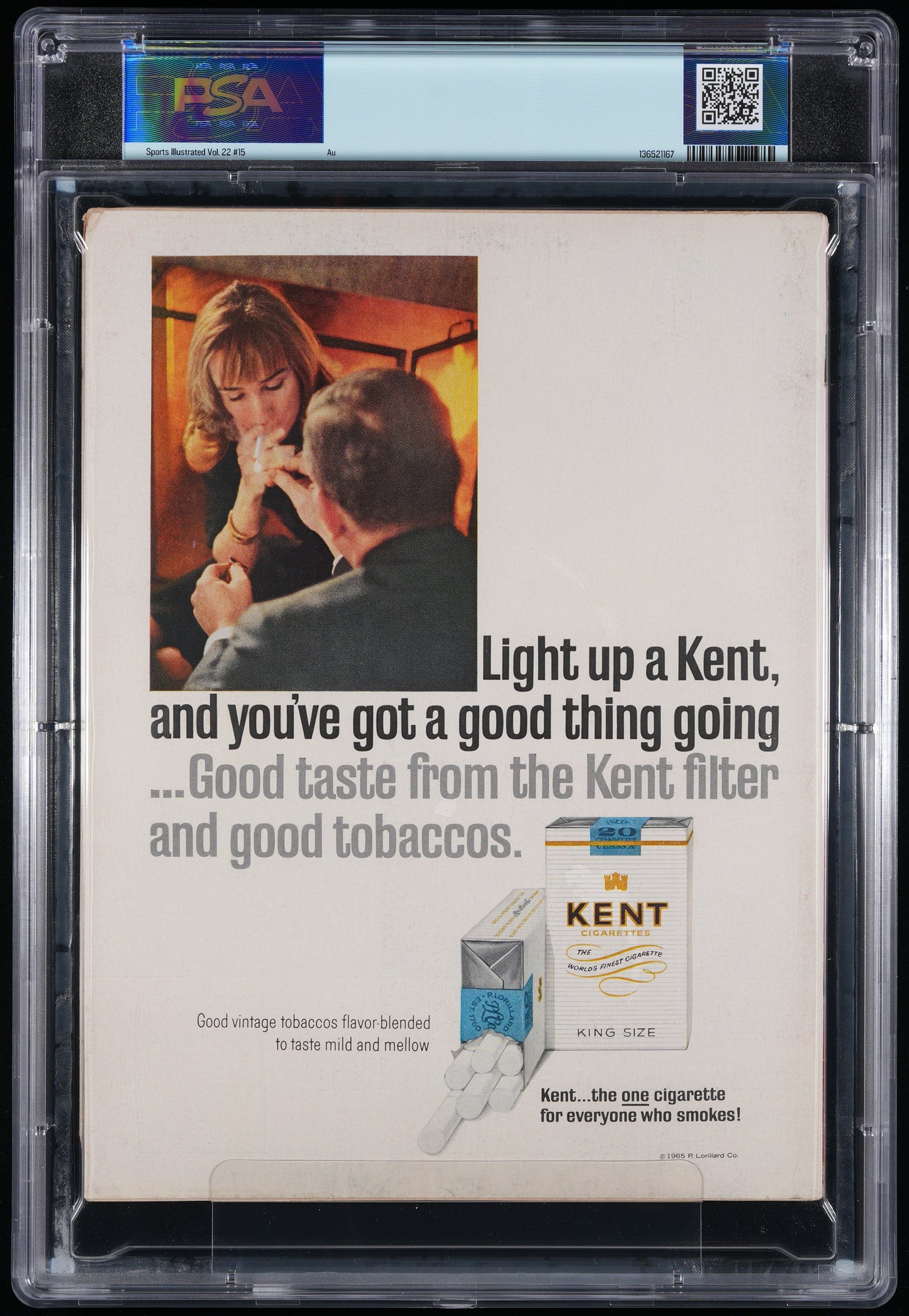 Wilt Chamberlain Signed 1965 Sports Illustrated Magazine AUTO 9 PSA/DNA 206076